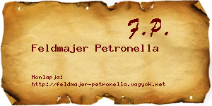 Feldmajer Petronella névjegykártya